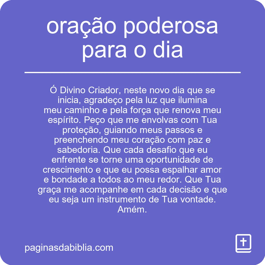 Descubra a oração poderosa para o dia sagrado