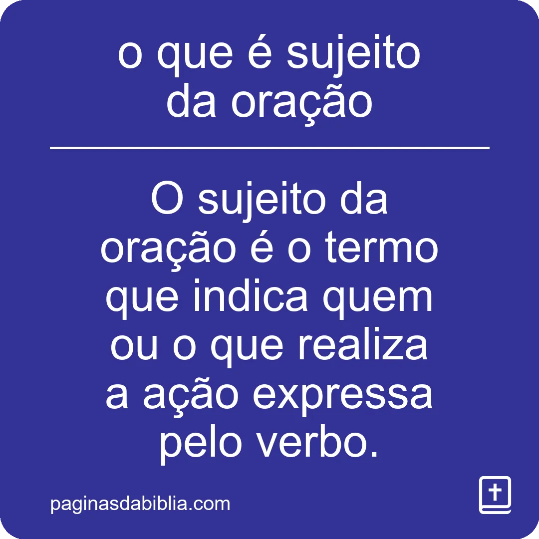 Descubra o incrível poder espiritual do sujeito da oração.