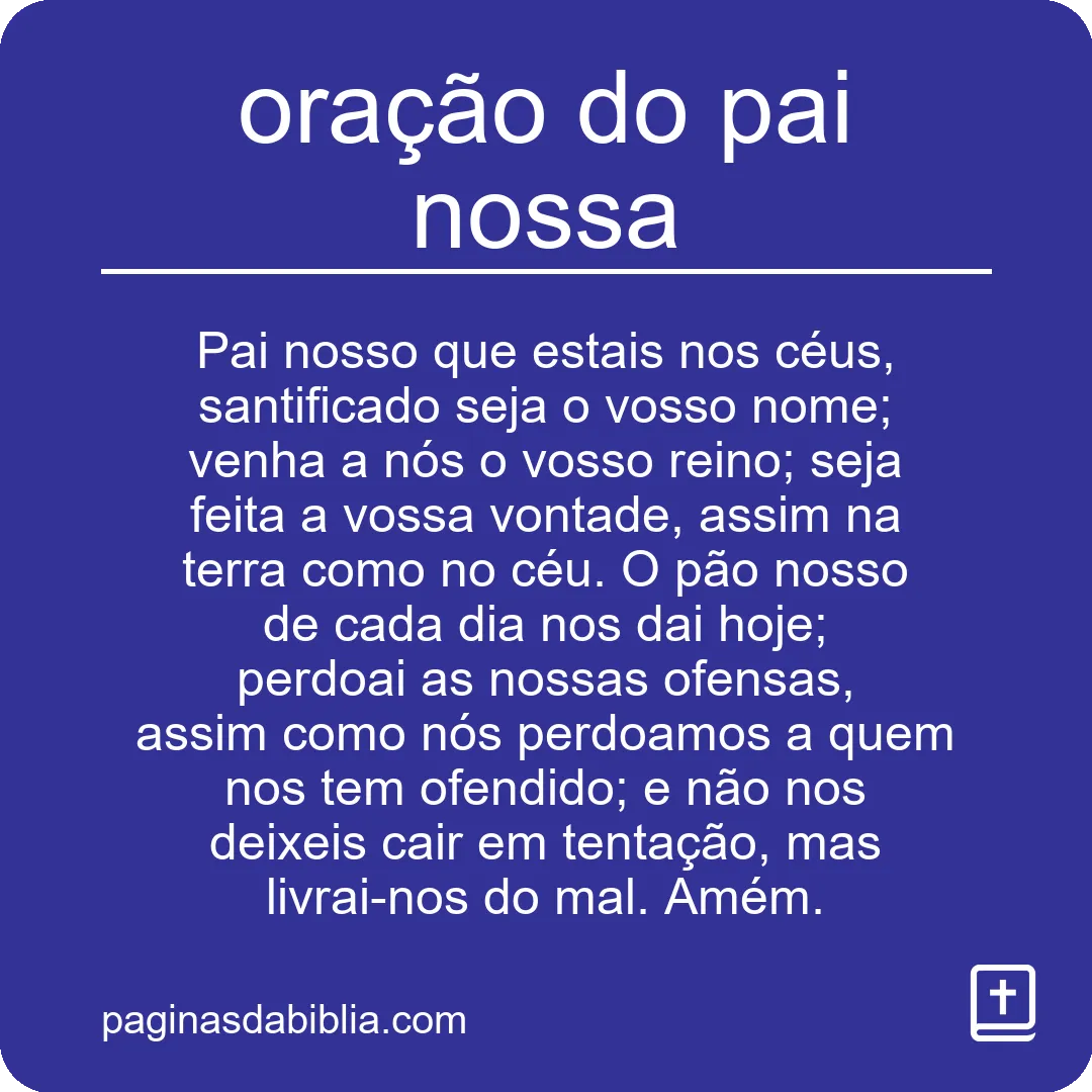 Descubra o Poder Transformador da Oração do Pai Nosso