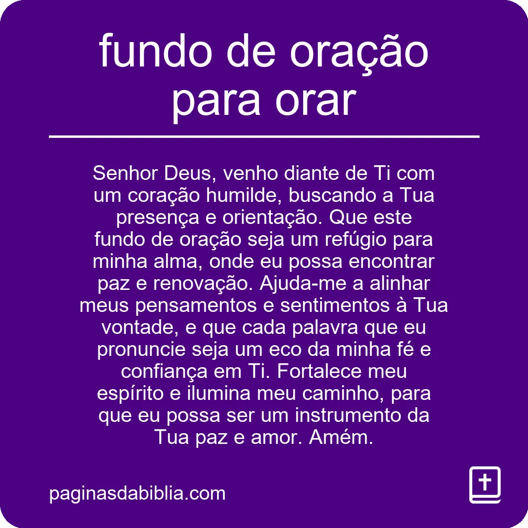 Desperte seu poder espiritual: fundo de oração para orar.