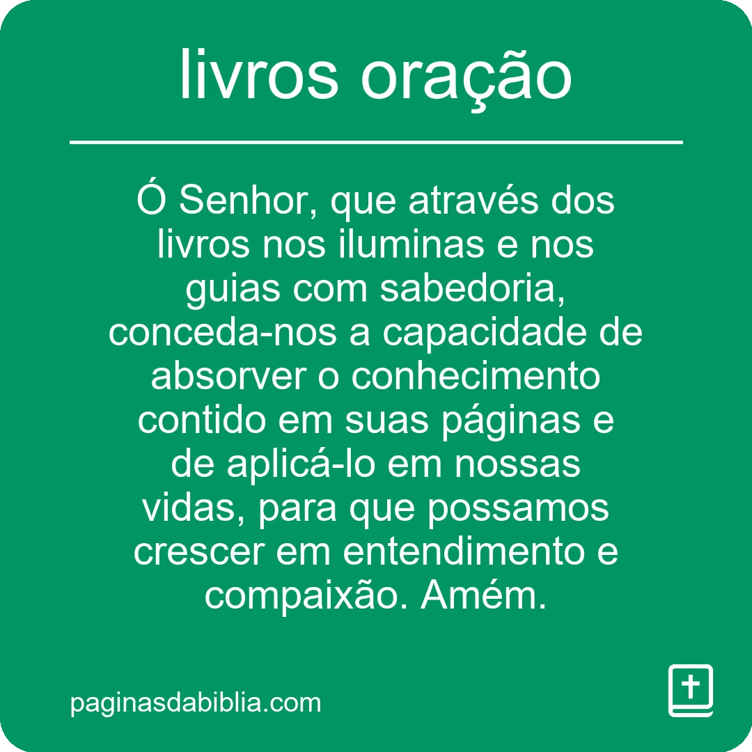 Explorando a Espiritualidade: Livros Oração