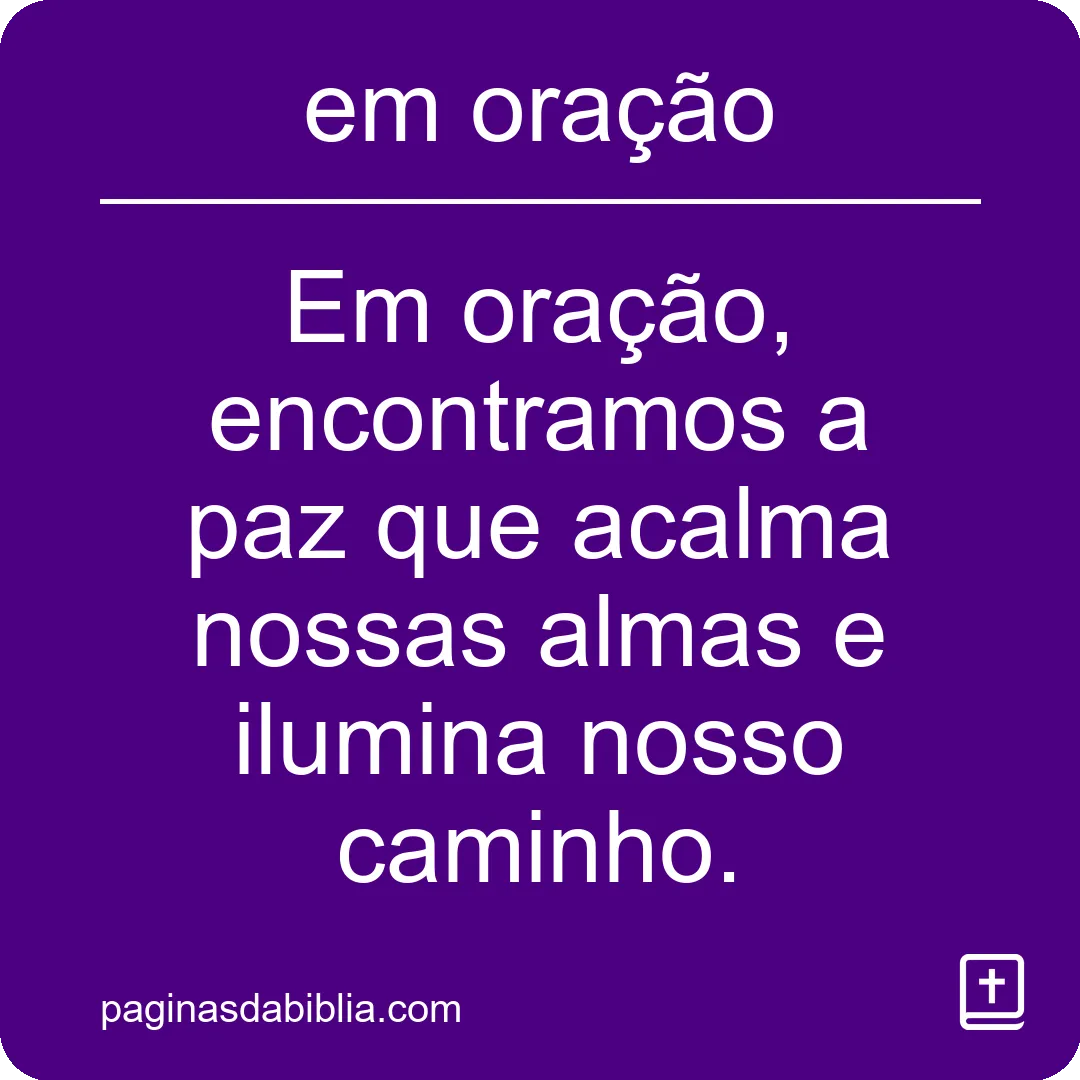 Fortaleça sua fé em oração diária