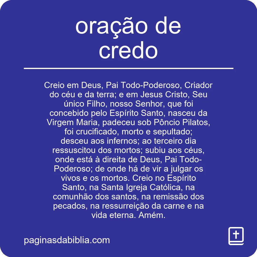 Oração de Credo: Poder Transformador Espiritual