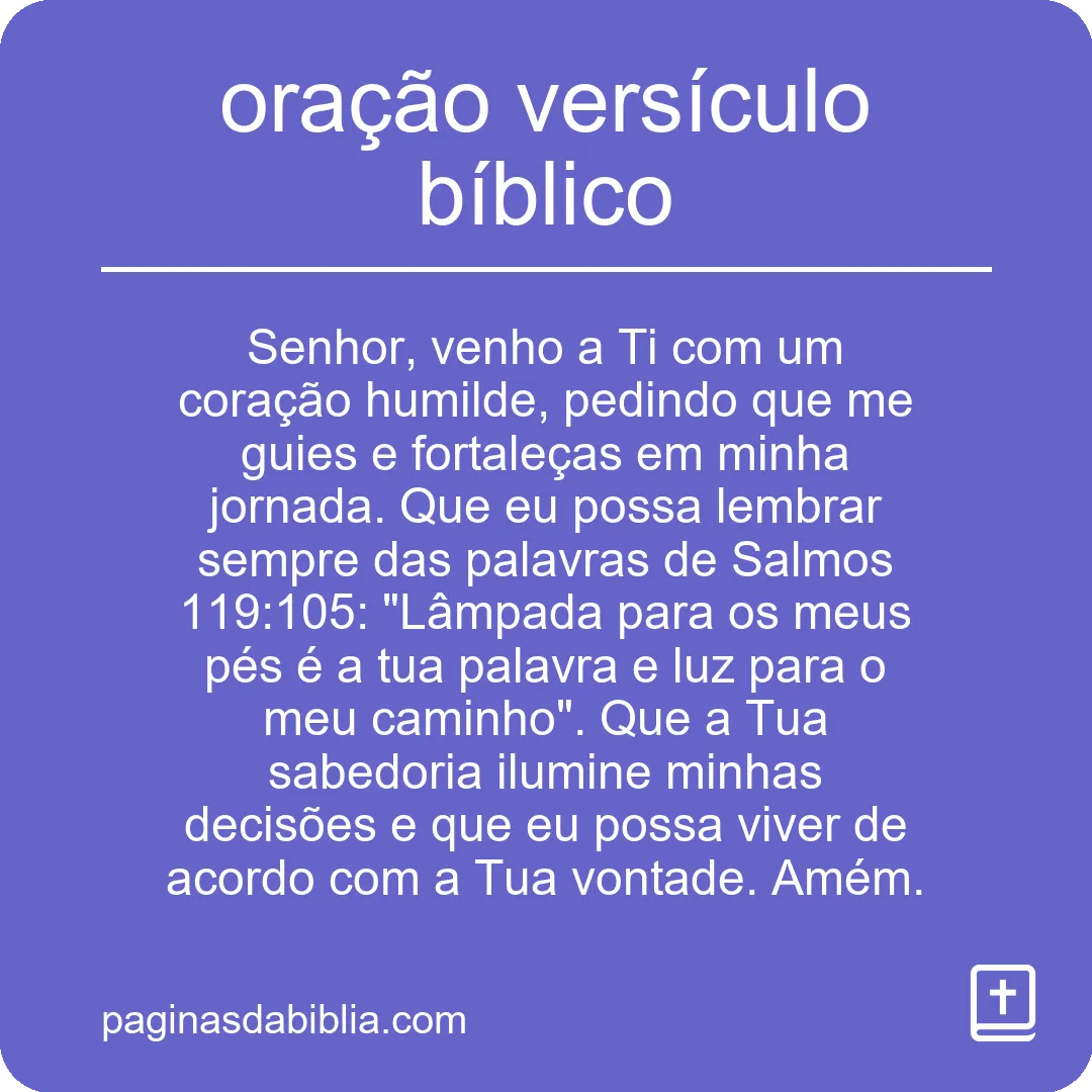 Oração: Força e Esperança no Versículo Bíblico
