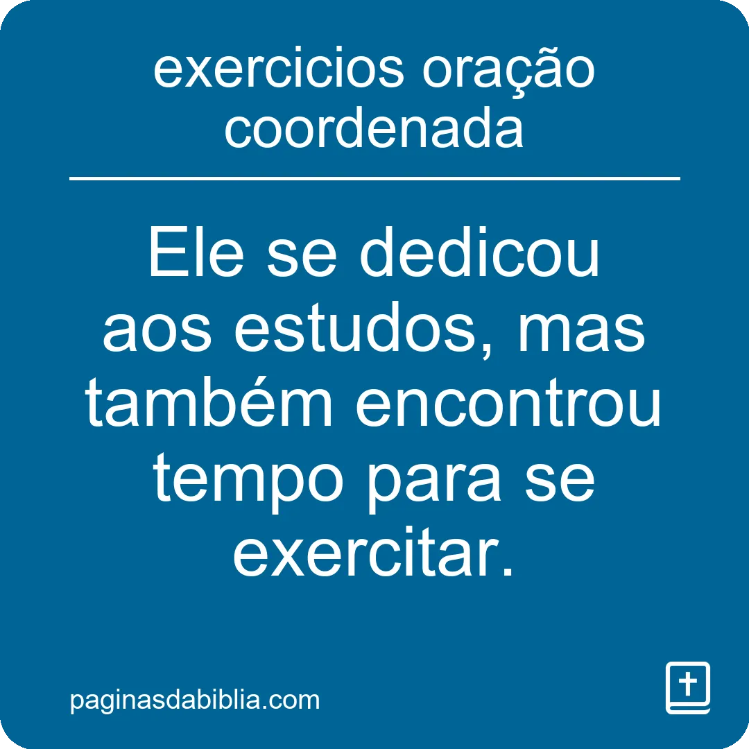 Pratique exercícios de oração coordenada